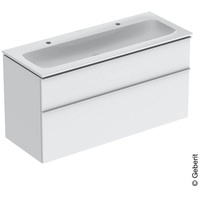 Geberit iCon Set Möbelwaschtisch schmaler Rand, mit Unterschrank, 2