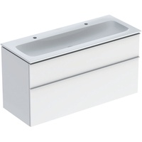 Geberit iCon Set Möbelwaschtisch schmaler Rand, mit Unterschrank, 2
