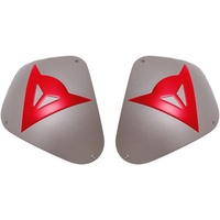 Dainese Sport Aluminium Kit Schulterkappen - Silber/Rot