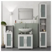 Vicco Badezimmerspiegel Kiko, 45 x 60 cm Grau Beton