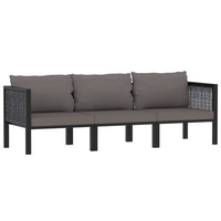 VidaXL 3-Sitzer-Sofa anthrazit