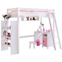 TICAA Hochbett Matthias 90 x 200 cm Kiefer massiv