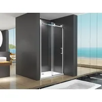 BuyLando.Shop BuyLando Viktoria 115x195 cm Nischendusche mit Schiebetür -