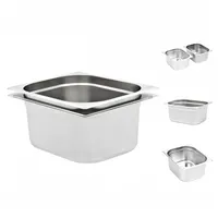 VidaXL Gastronormbehälter 2 Stk. GN 1/2 150 mm Edelstahl