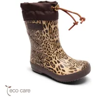 Bisgaard Unisex Kinder Thermo Gummistiefel, Leopard, 29 EU