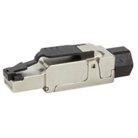 Logilink MP0040 Feldkonfektionierbarer Stecker, Cat.6A, geschirmt, PrimeLine MP0040 Schwarz,