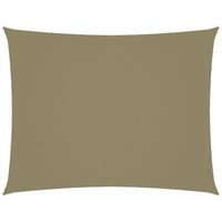 VidaXL Sonnensegel Oxford-Gewebe Rechteckig 2x3,5 m Beige