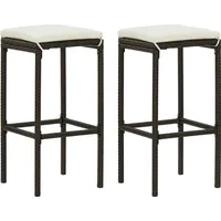 VidaXL Gartenbar-Set 3-tlg. Braun