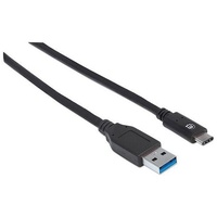 Manhattan USB 3.1 Gen1) USB-A Stecker, USB-C® Stecker 1.00