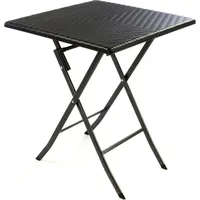 VCM Gartentisch klappbar Bistrotisch Rattan-Optik