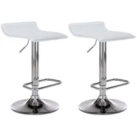 CLP 2er Set Barhocker Dyn weiß