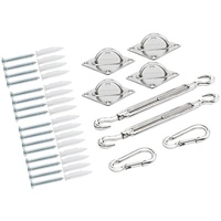 DETEX DETEX® Sonnensegel Befestigung Kit Sichtschutz Montage Material Komplettset