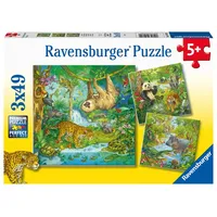 Ravensburger Kinderpuzzle - 05180 Im Urwald - Puzzle für