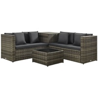 VidaXL Lounge-Set inkl. Auflagen grau 313130