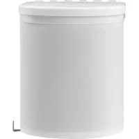 VidaXL Küchen-Einbau-Mülleimer 12 l Weiß