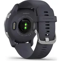 Garmin Venu 2 45 mm Silikonarmband granitblau/silber