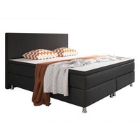 Inter Boxspringbett Berlin 180x200 cm Schwarz