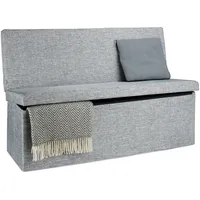 Relaxdays Hocker, Faltbarer Sitzhocker