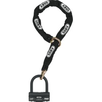 ABUS Granit 58 12KS black Loop Schloss-Ketten-Kombi