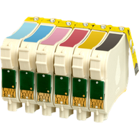 Ampertec kompatibel zu Epson T0807 Multipack CMYK