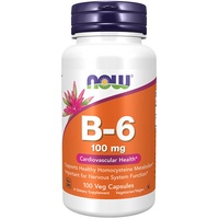NOW Foods Vitamin B-6 100 mg 100 Kapseln