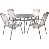 Greemotion Toulouse Garten-Essgruppe 5-tlg. grau
