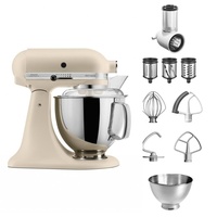 KitchenAid Artisan 5KSM175PS Gusseisen Schwarz Beginnerset