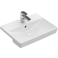 Villeroy & Boch Avento Halbeinbauwaschtisch, 4A0655RW