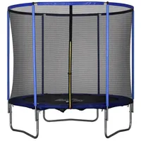 Homcom Trampolin 244 cm inkl. Sicherheitsnetz blau/schwarz