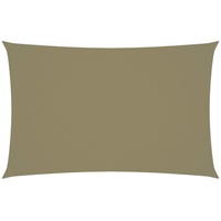 VidaXL Sonnensegel Oxford-Gewebe Rechteckig 2x4,5 m Beige
