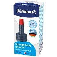 Pelikan Stempelfarbe ohne Öl 28ml rot