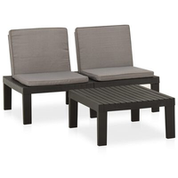 VidaXL Garten-Lounge-Set 2-tlg. grau 3054474