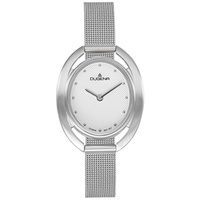 Dugena 4460899 Oda, Quarz, Edelstahl, Mineralglas, Milanaise, 3 bar