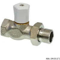 HEIMEIER Regulierventil Mikrotherm Durchgangsform, DN 20, Rotguß vernickelt
