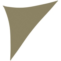 VidaXL Sonnensegel Oxford-Gewebe Dreieckig 3,5x3,5x4,9 m Beige