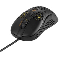 Deltaco DM420 (Kabelgebunden), Maus, Schwarz
