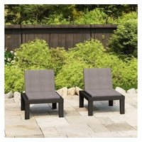 VidaXL Gartenstuhl 67,6 x 67,7 x 70 cm grau