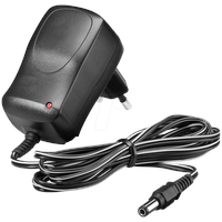 Goobay AC/DC Power Adapter 12V 2.5mm 7.2W - Black