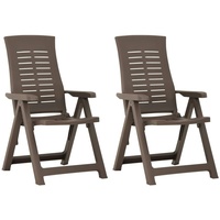 VidaXL Gartenstuhl 59 x 67 x 106 cm moccabraun