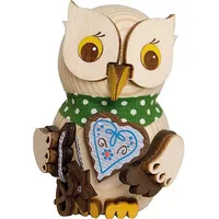 Kuhnert Sammelfigur Kuhnert Mini Eule mit Lebkuchenherz