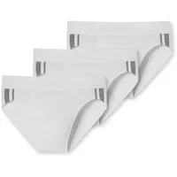 SCHIESSER 95/5 Rio-Slips Organic Cotton Streifen weiß S 3er