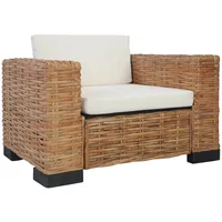 VidaXL Sessel Braun, Textil, 95x67x78 cm, Wohnzimmer, Sessel