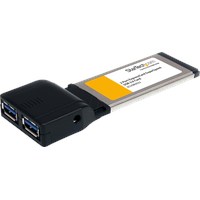 Startech 2-port ExpressCard USB 3.0 Karte Adapter - Black