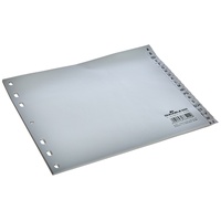 Durable Ordnerregister Halbformat A-Z grau 20-teilig, 1 St.