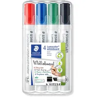 Staedtler Lumocolor Whiteboard-Marker farbsortiert 2,0 - 5,0 mm, 4