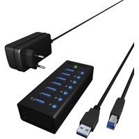 RaidSonic Icy Box IB-AC618 USB-Hub, 7x USB-A 3.0, USB-B