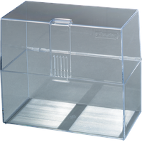 Herlitz 1906023 Karteikasten A6 leer transparent