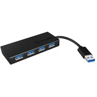 Icy Box IB-AC6104-B - 4 Port USB 3.0 Hub