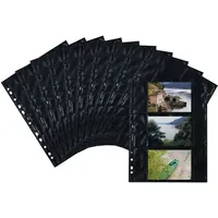 Herma Fotosichthüllen Fotophan 9x13 cm schwarz genarbt,