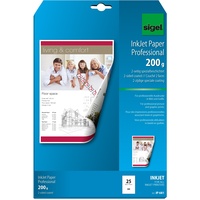 Sigel Inkjet Papier Professional A4 200 g/m2 25 Blatt